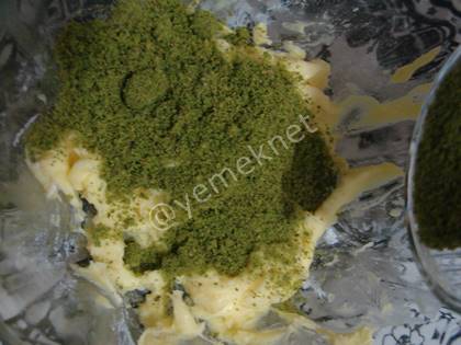 Fıstıklı Yeşil Kurabiye