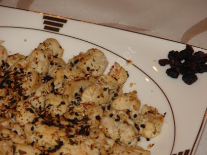 Çörek Otlu, Susamlı Tavuk Sote (Yağsız, Sütle Marine Edilmiş)