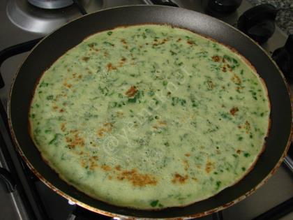 Ispanaklı Yeşil Krep