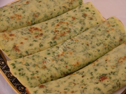 Ispanaklı Yeşil Krep