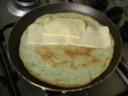 Ispanaklı Yeşil Krep