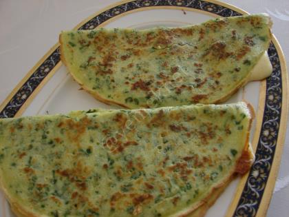 Ispanaklı Yeşil Krep