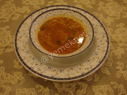 Kıymalı Tel Şehriye Çorbası