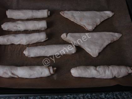 Çikolatalı Kruvasan (Milföy Hamuru İle)