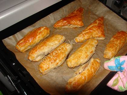 Çikolatalı Kruvasan (Milföy Hamuru İle)