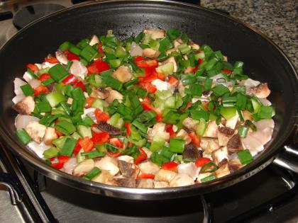 Püreli Mantarlı Tavuk Sote