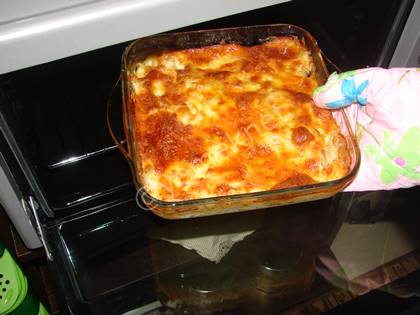 Peynirli Fırında Makarna