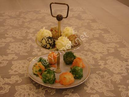 Renkli Patates Topları