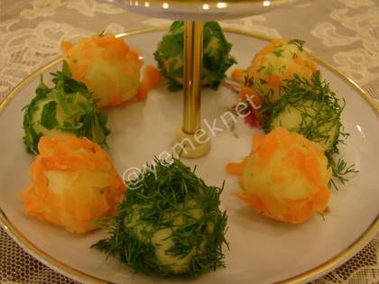 Colorful Potato Balls Recipe