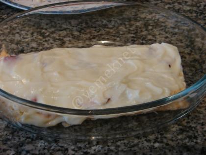 Çilekli Milföy Pasta