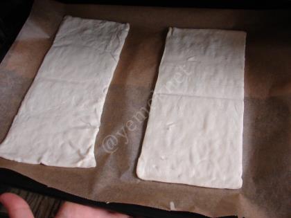 Çilekli Milföy Pasta