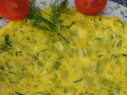 Kabaklı Dereotlu Omlet