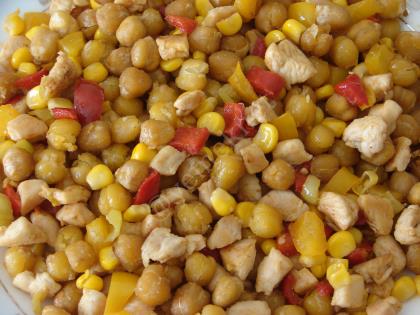 Kızartılmış Nohut Salatası