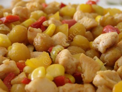 Kızartılmış Nohut Salatası