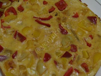 Kremalı Gökkuşağı Omlet