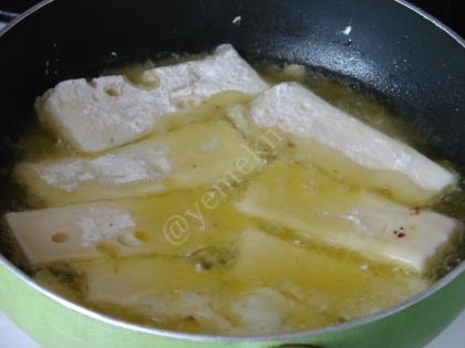 Peynir Kızartması (Kelle Peyniri)
