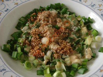 Tahinli Tavuk Salata