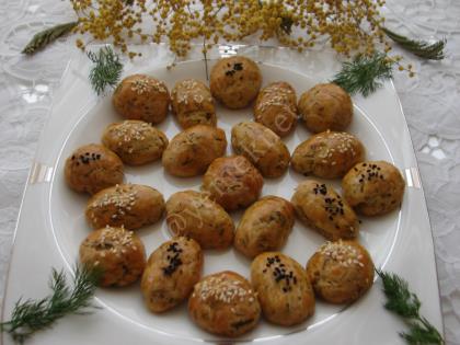 Dereotlu Poğaça (Tuzlu, Mayasız)