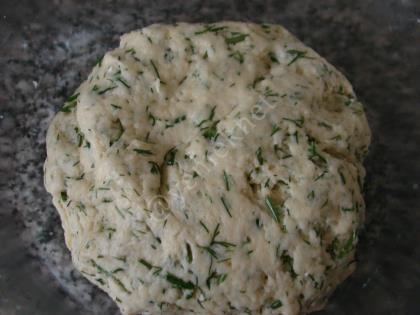 Dereotlu Poğaça (Tuzlu, Mayasız)