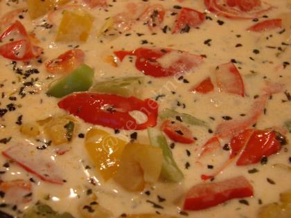 Kremalı Biber Soslu Spagetti