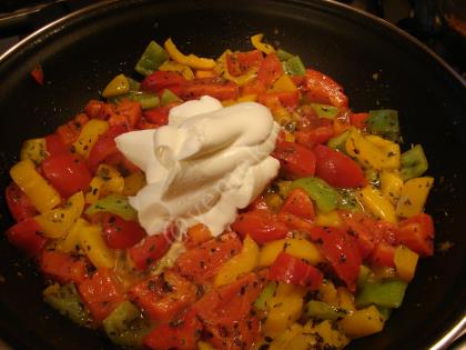 Kremalı Biber Soslu Spagetti