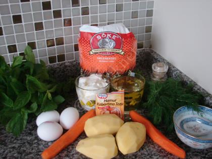 Borcamda Patatesli Kek