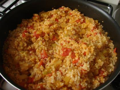 Sebzeli Bulgur Pilavı