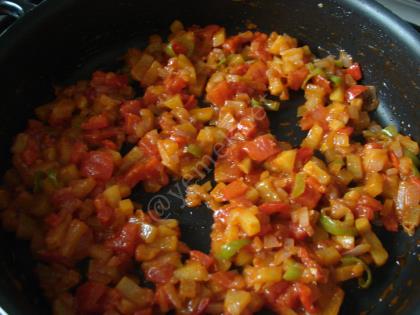 Sebzeli Bulgur Pilavı