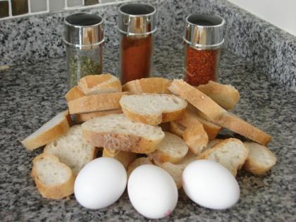 Sade Ve Baharatlı Yumurtalı Ekmek