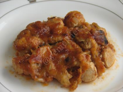 Fırında Mantarlı Tavuk Sote