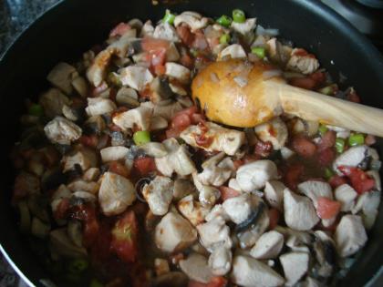 Fırında Mantarlı Tavuk Sote