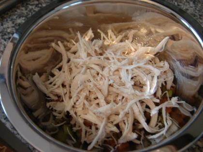 Sebzeli Tavuk Salatası (Dukan Usulü)