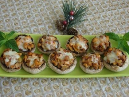 Tavuklu Mantar Dolması