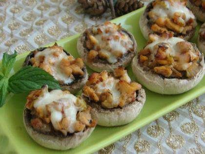 Tavuklu Mantar Dolması