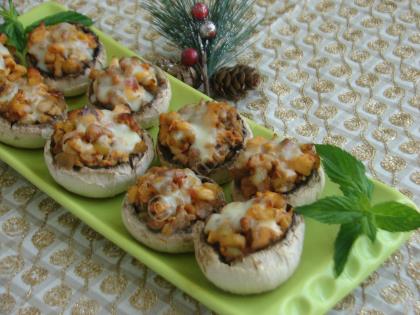 Tavuklu Mantar Dolması