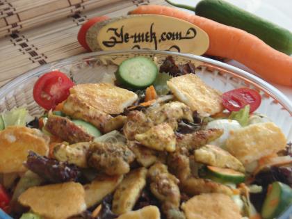 Izgara Tavuklu Salata (Dukan Usulü)