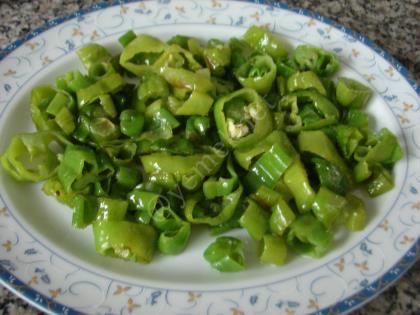 Yoğurtlu Biber Kızartması