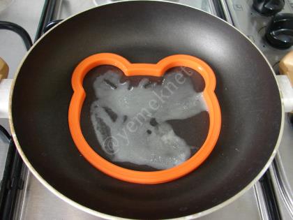 Çocuklar İçin Ayıcıklı Omlet