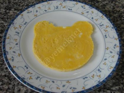 Çocuklar İçin Ayıcıklı Omlet