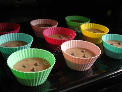 Çikolata Parçacıklı Kakaolu Muffin