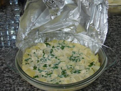 Fırında Lorlu Patatesli Omlet