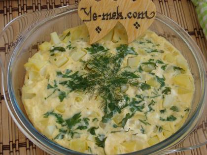 Fırında Lorlu Patatesli Omlet