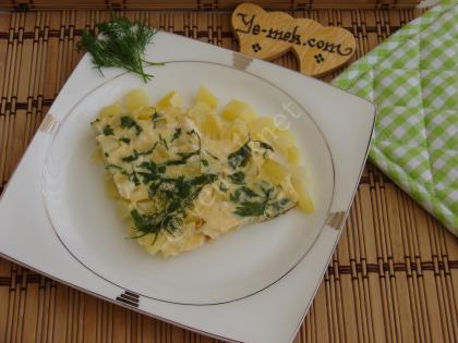Fırında Lorlu Patatesli Omlet