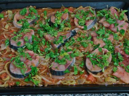 Fırında Söğüşlü Palamut