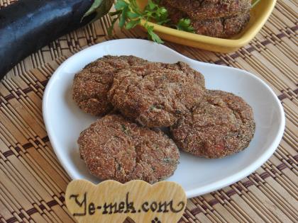 Közlenmiş Patlıcan Köftesi (Kıymasız)