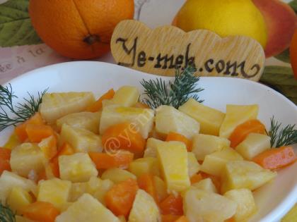 Zeytinyağlı Portakallı Kereviz