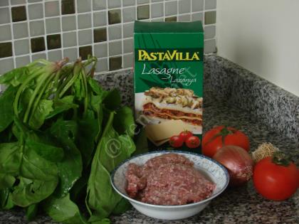 Ispanaklı Kıymalı Lazanya
