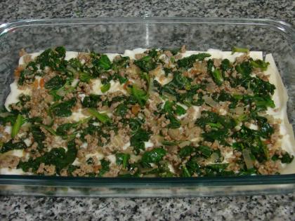 Ispanaklı Kıymalı Lazanya