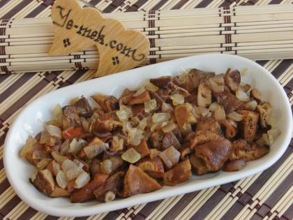 Mantar Kavurma (Kanlıca Mantarı)