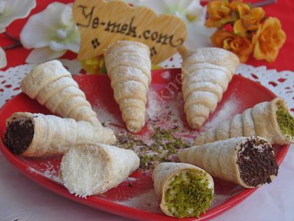 Puff Pastry Cones Recipe